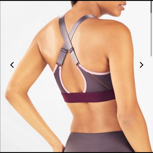 Fabletics ZOE High Impact Sports Bra ~ Size Small ~ Purple - Picture 2 of 9